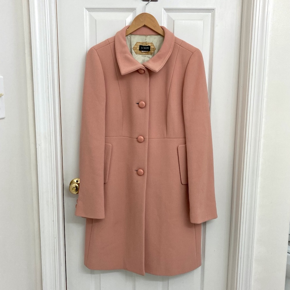 J. Crew Italian Double Cloth Wool Princess Coat